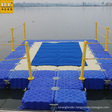 Floating bridge platform pontoon dock